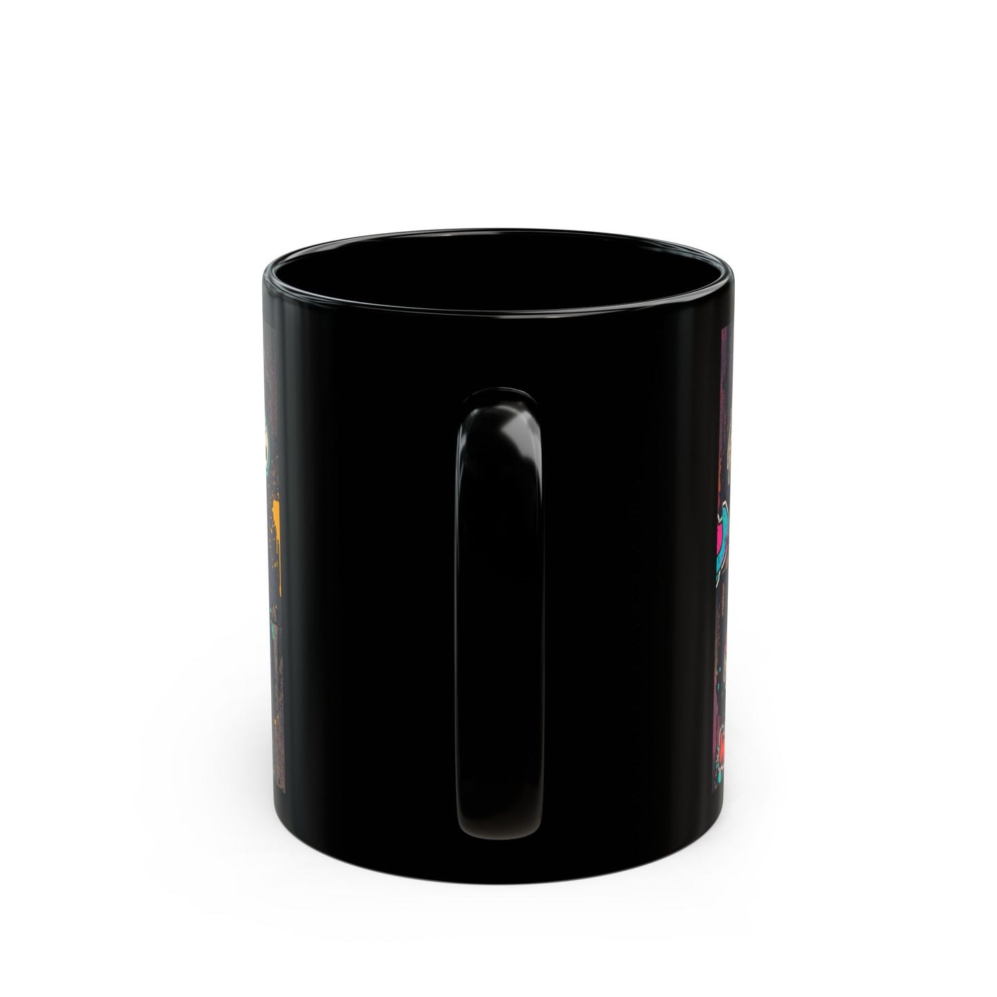 Leave Me Alone Funny Black Coffee Mug — Unique Gift for Introverts