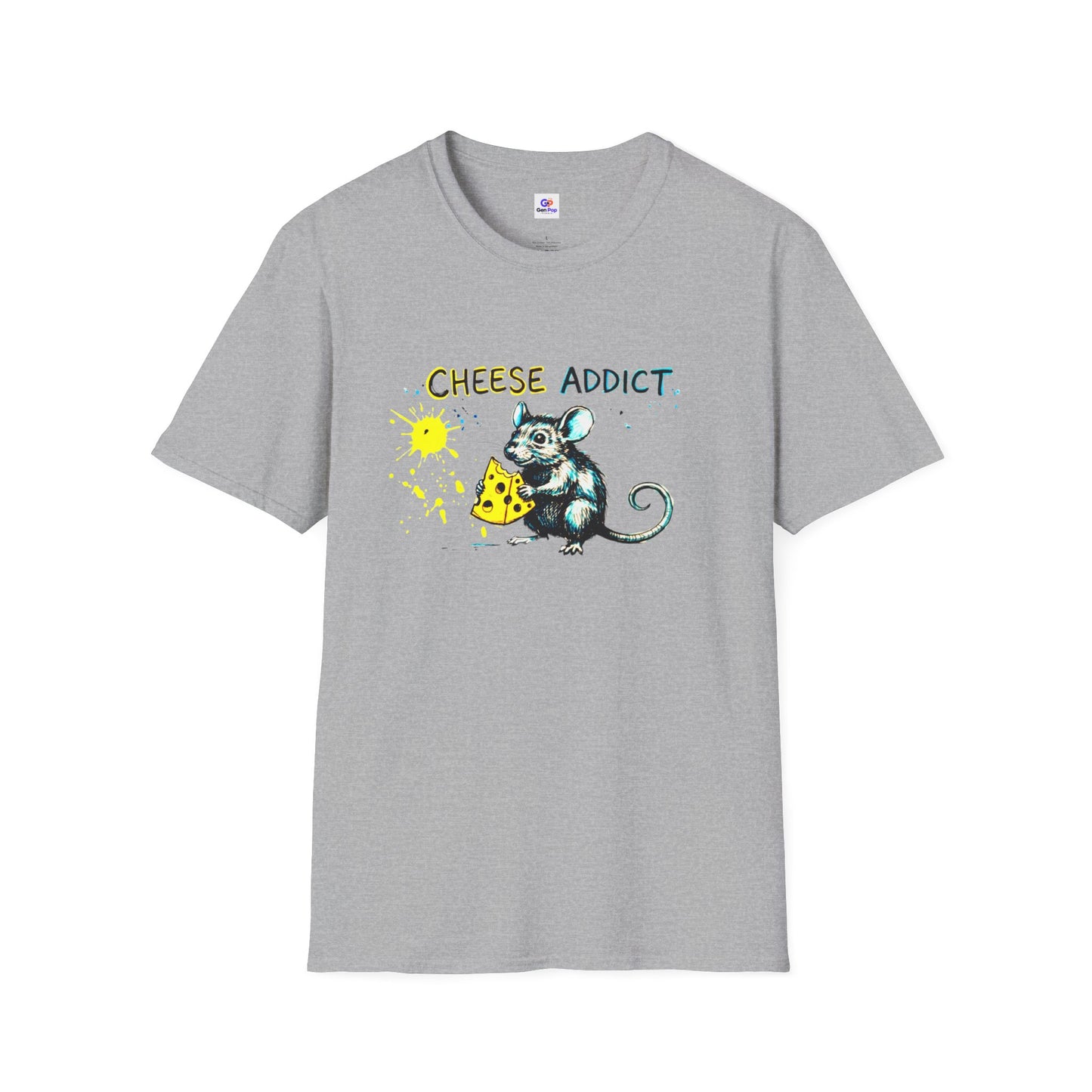 Cheese Addict Funny Softstyle Tee — Unique Gift for Food Lovers and the Hustlers