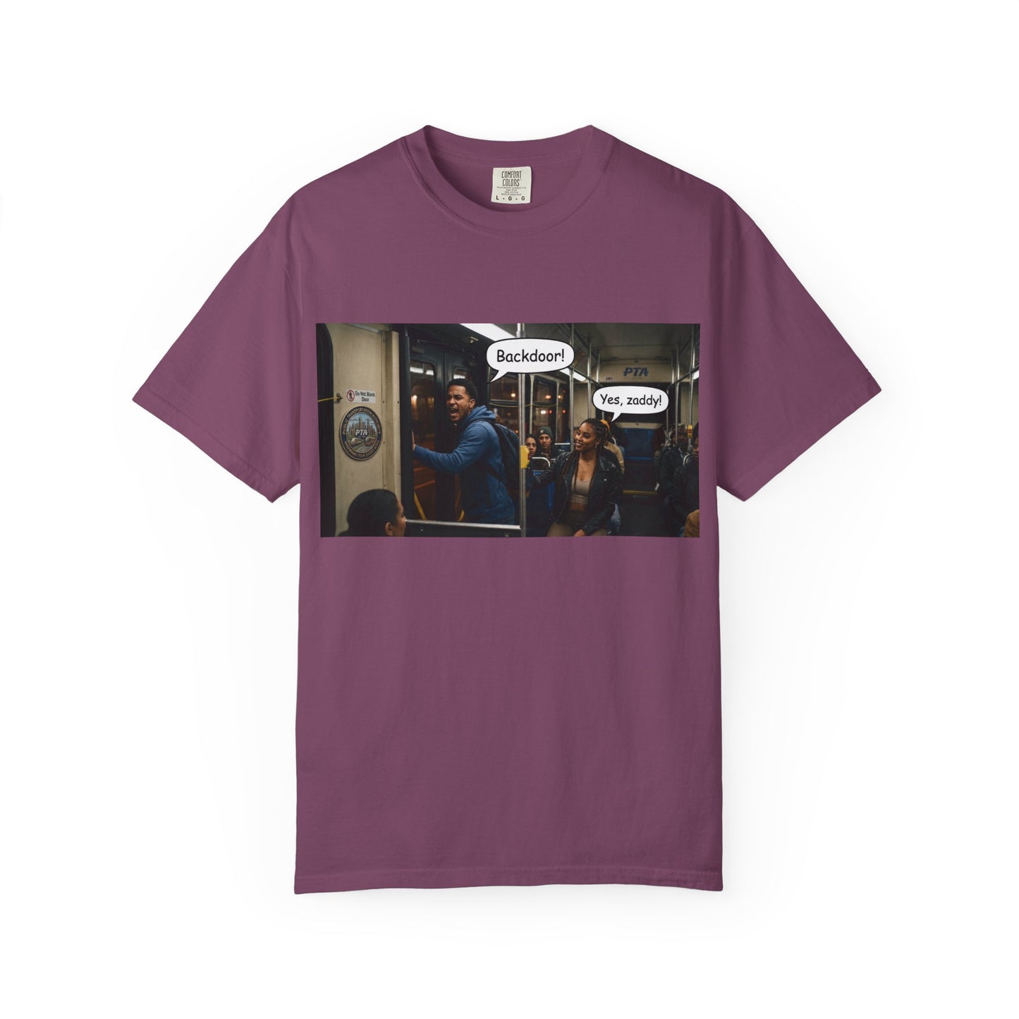 Backdoor Unisex Garment-Dyed T-shirt