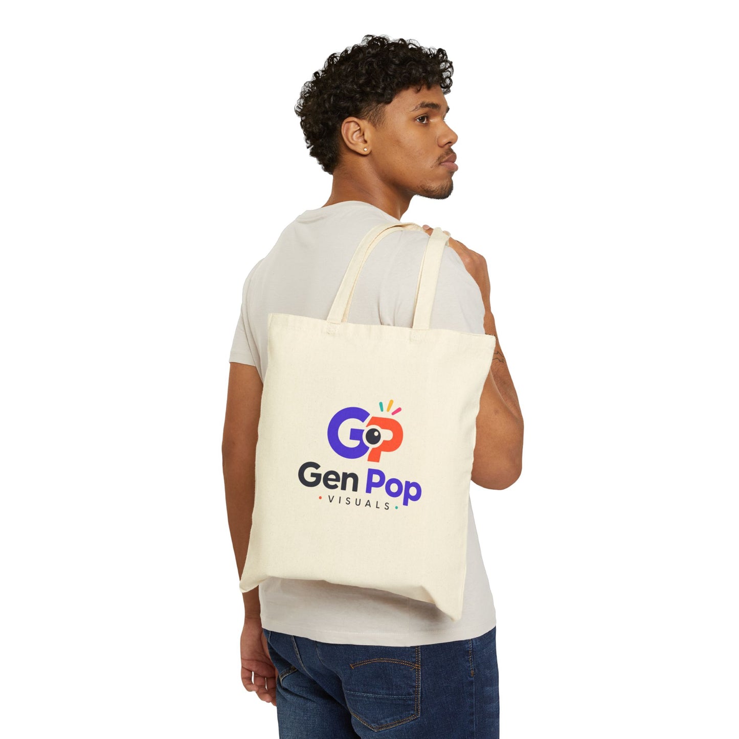 I Be in My Own World...don't say I didn't warn you!  Dual Graphic Cotton Canvas Tote Bag