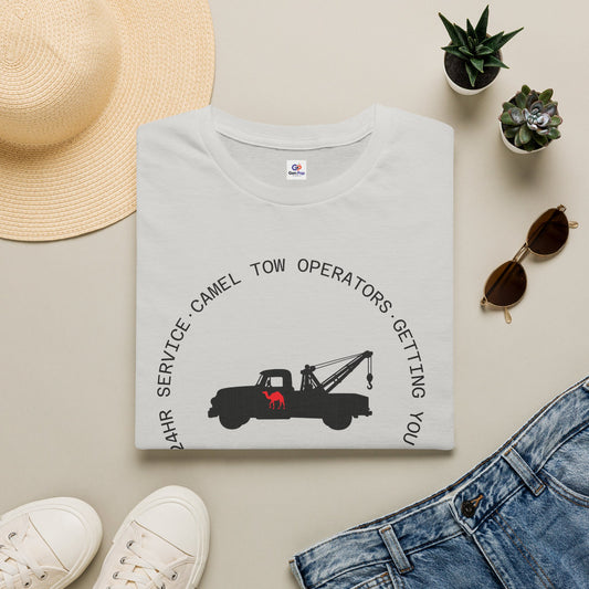 Camel Tow Operators Funny Adult Humor Softstyle Tee — Gag Gift for Him or Her