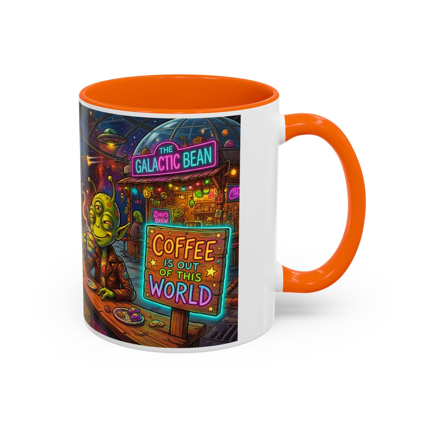 Coffee Is Out of This World Funny Accent Coffee Mug — Unique Gift for Coffee Lovers
