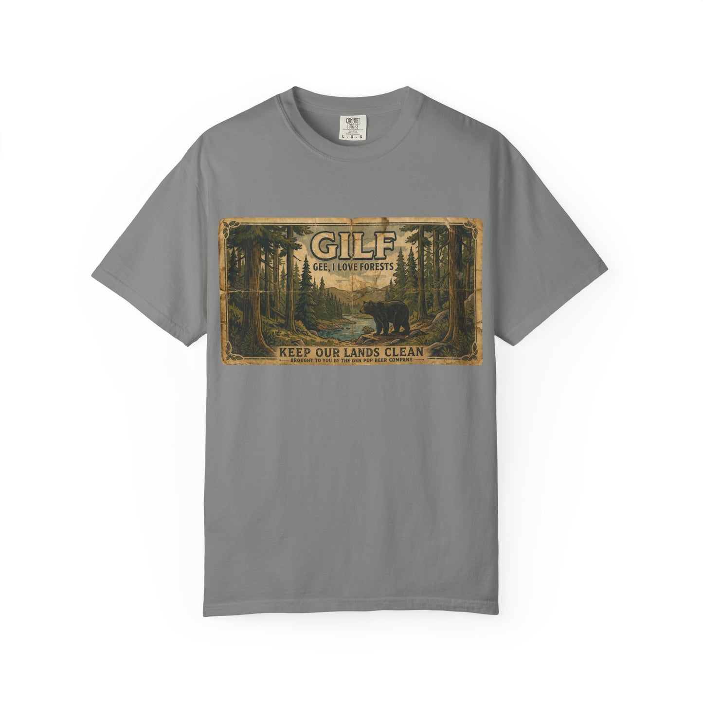 GILF Bear Unisex Garment-Dyed T-shirt