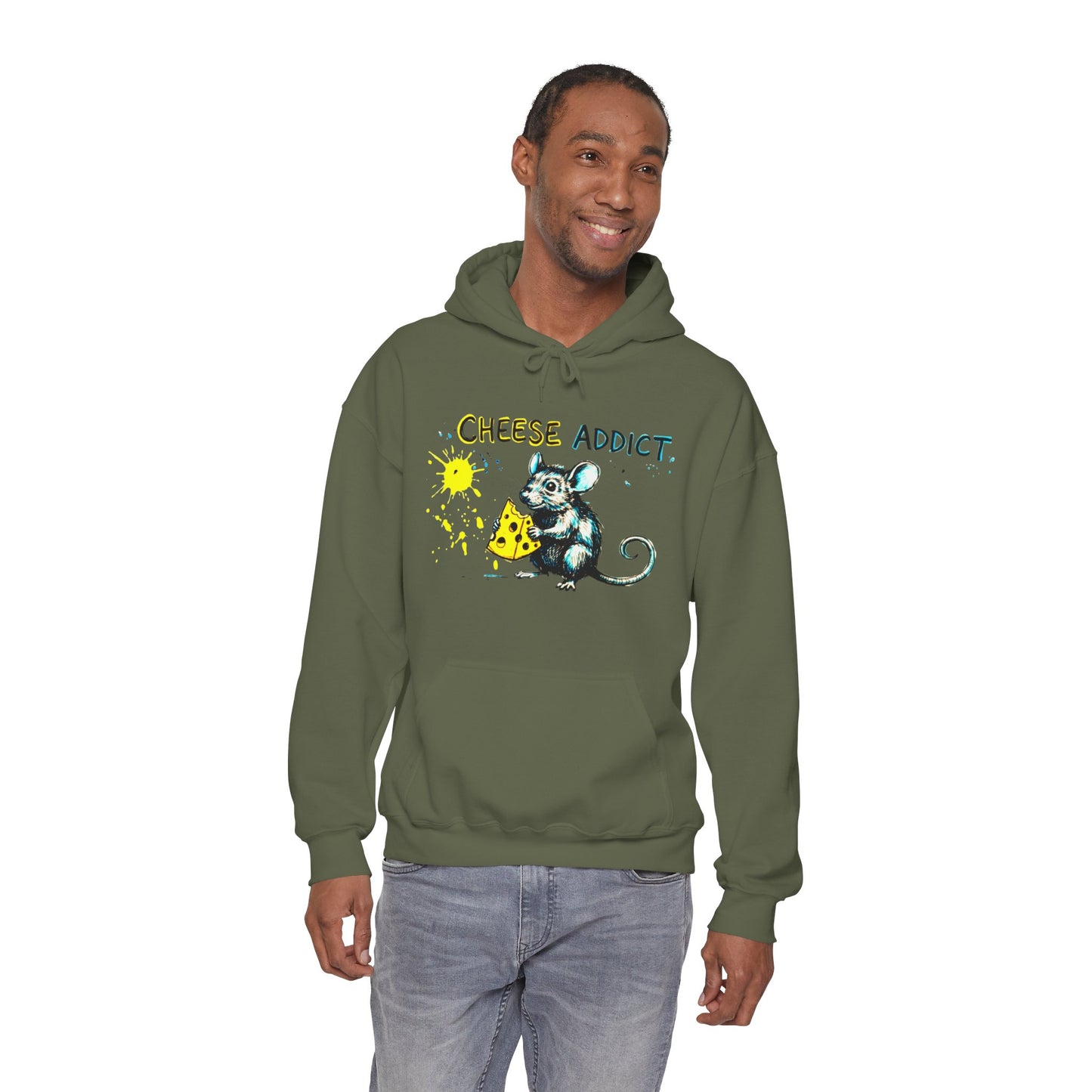 Cheese Addict Unisex Heavy Blend™ Hooded Sweatshirt
