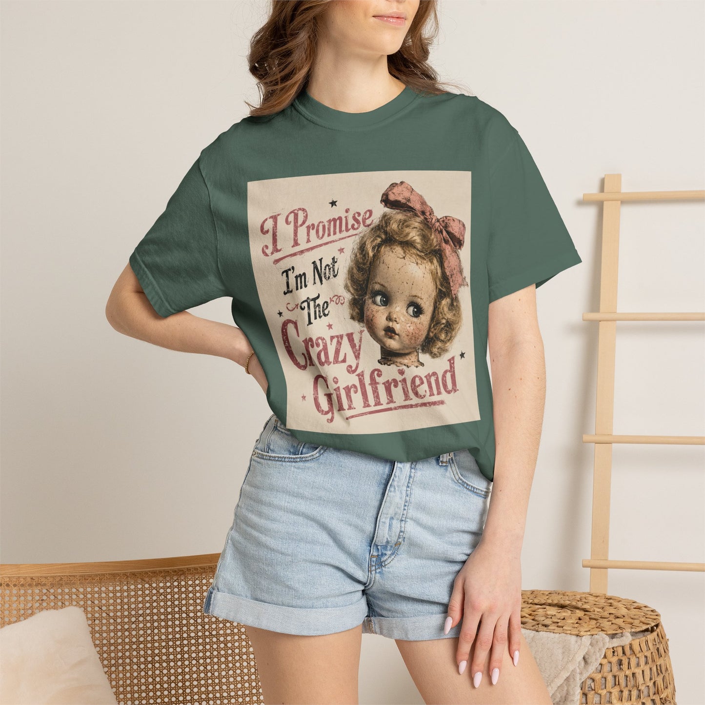 Crazy Girlfriend Unisex Garment-Dyed T-shirt