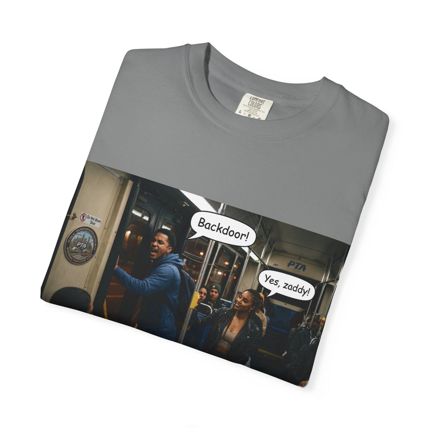 Backdoor Unisex Garment-Dyed T-shirt