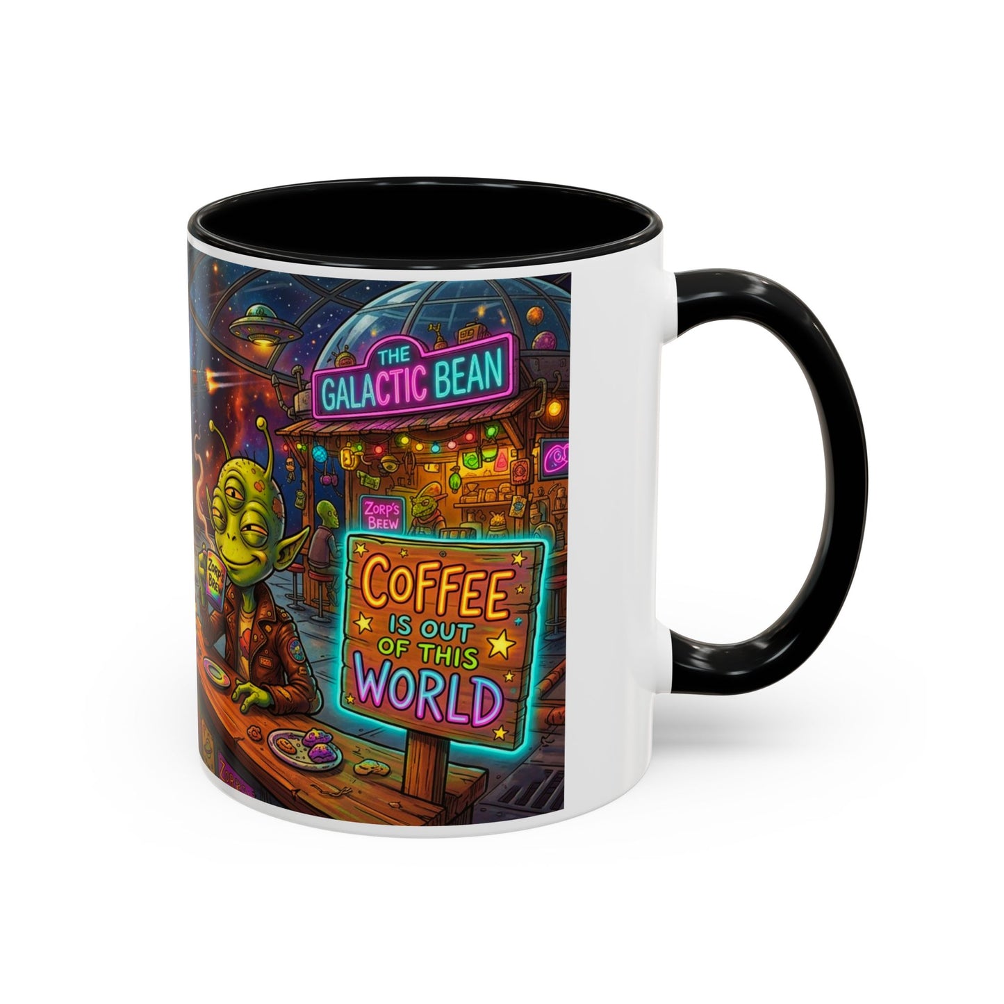 Coffee Is Out of This World Funny Accent Coffee Mug — Unique Gift for Coffee Lovers