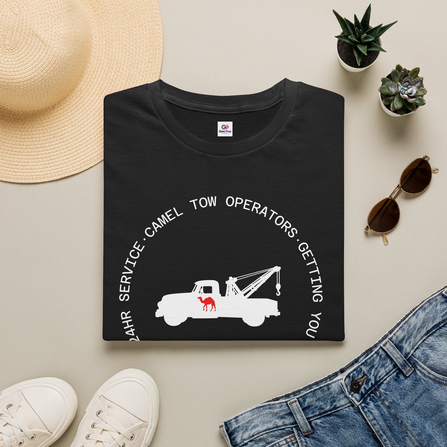 Camel Tow Operators Funny Adult Humor Softstyle Tee — Gag Gift for Him or Her