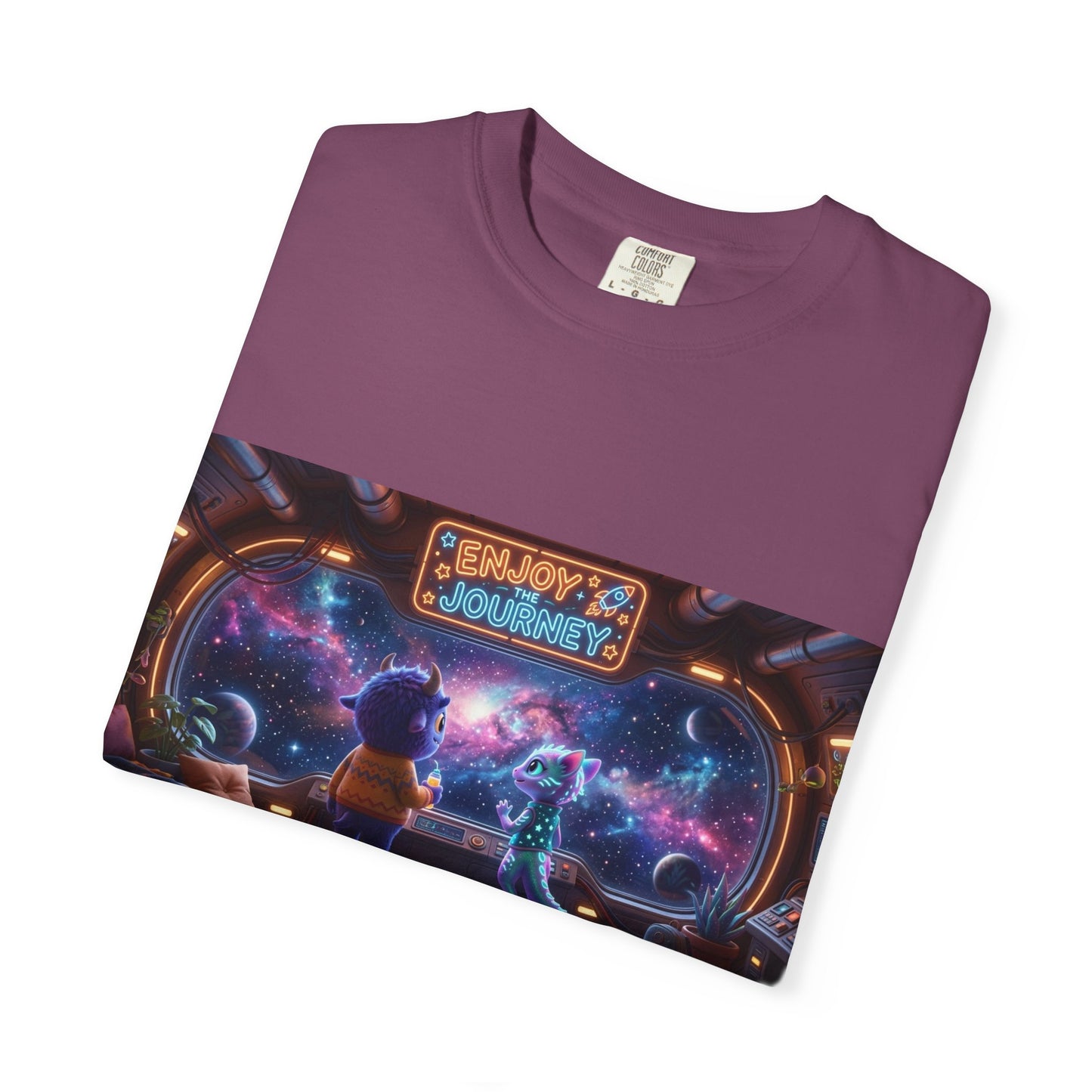 Enjoy the journey Unisex Garment-Dyed T-shirt