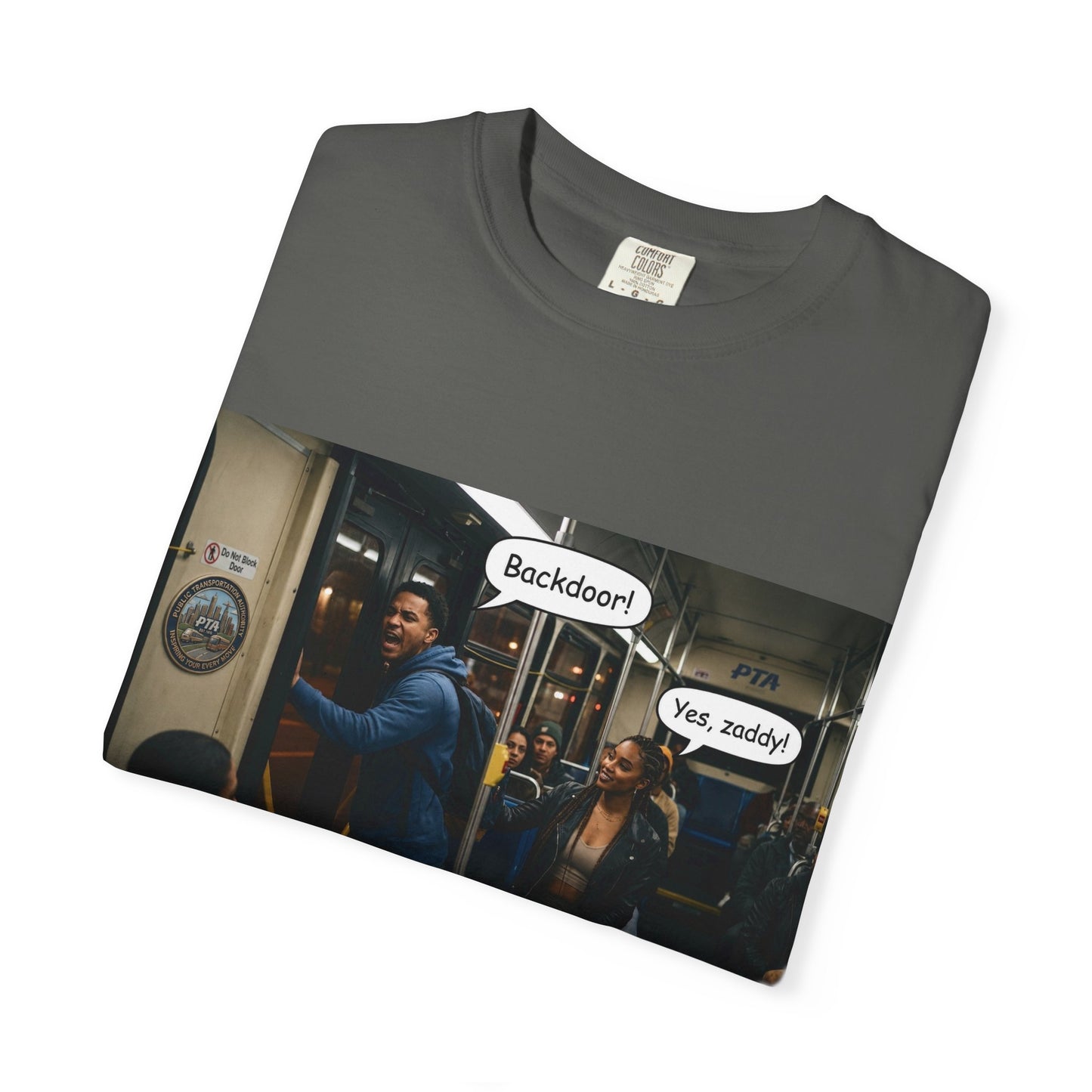Backdoor Unisex Garment-Dyed T-shirt