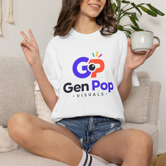 Gen Pop Visuals Unisex Garment-Dyed T-shirt