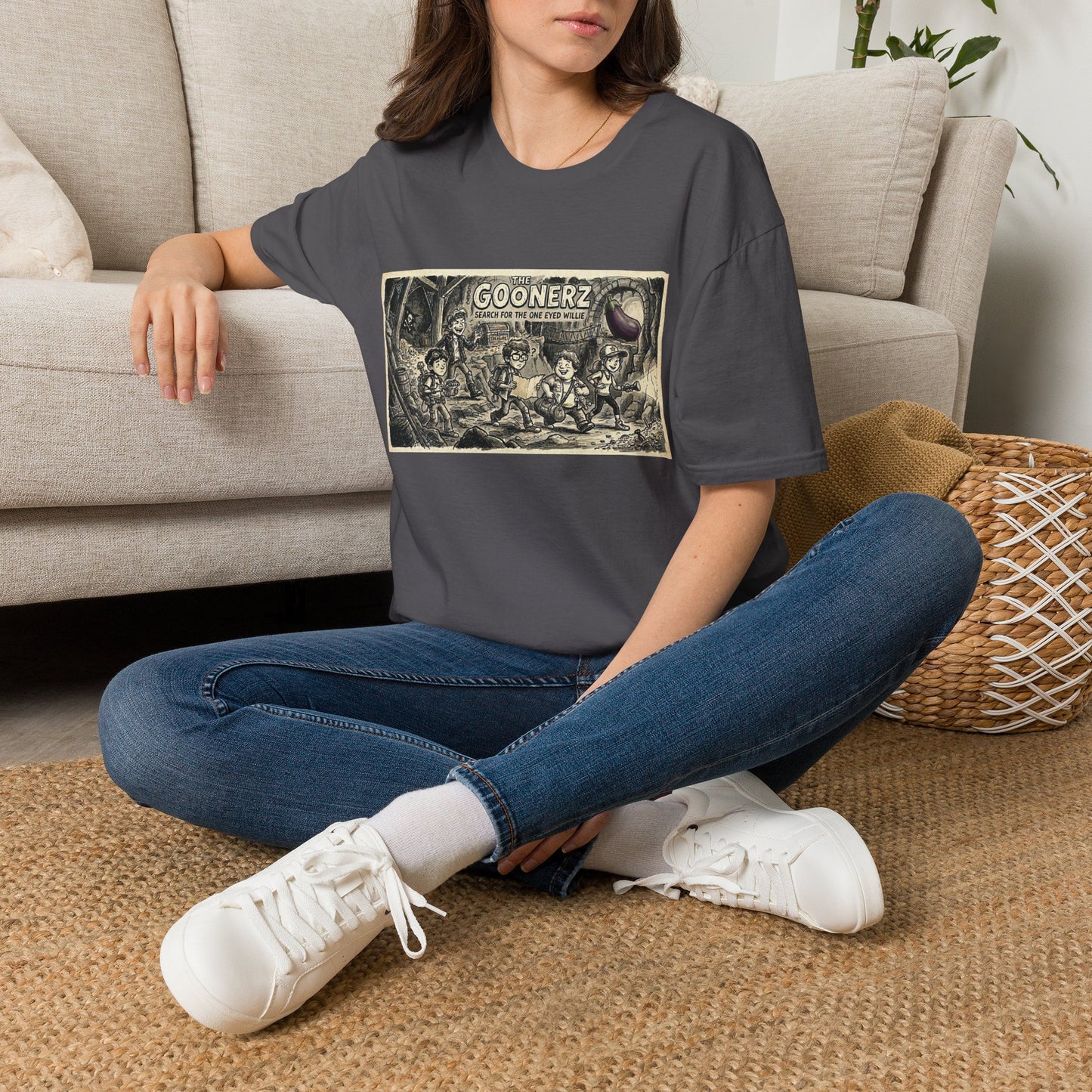Egg plant adventures Unisex Softstyle T-Shirt
