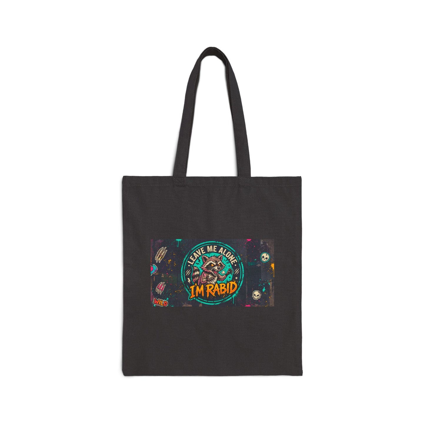 I'm Rabid Dual Graphic Cotton Canvas Tote Bag
