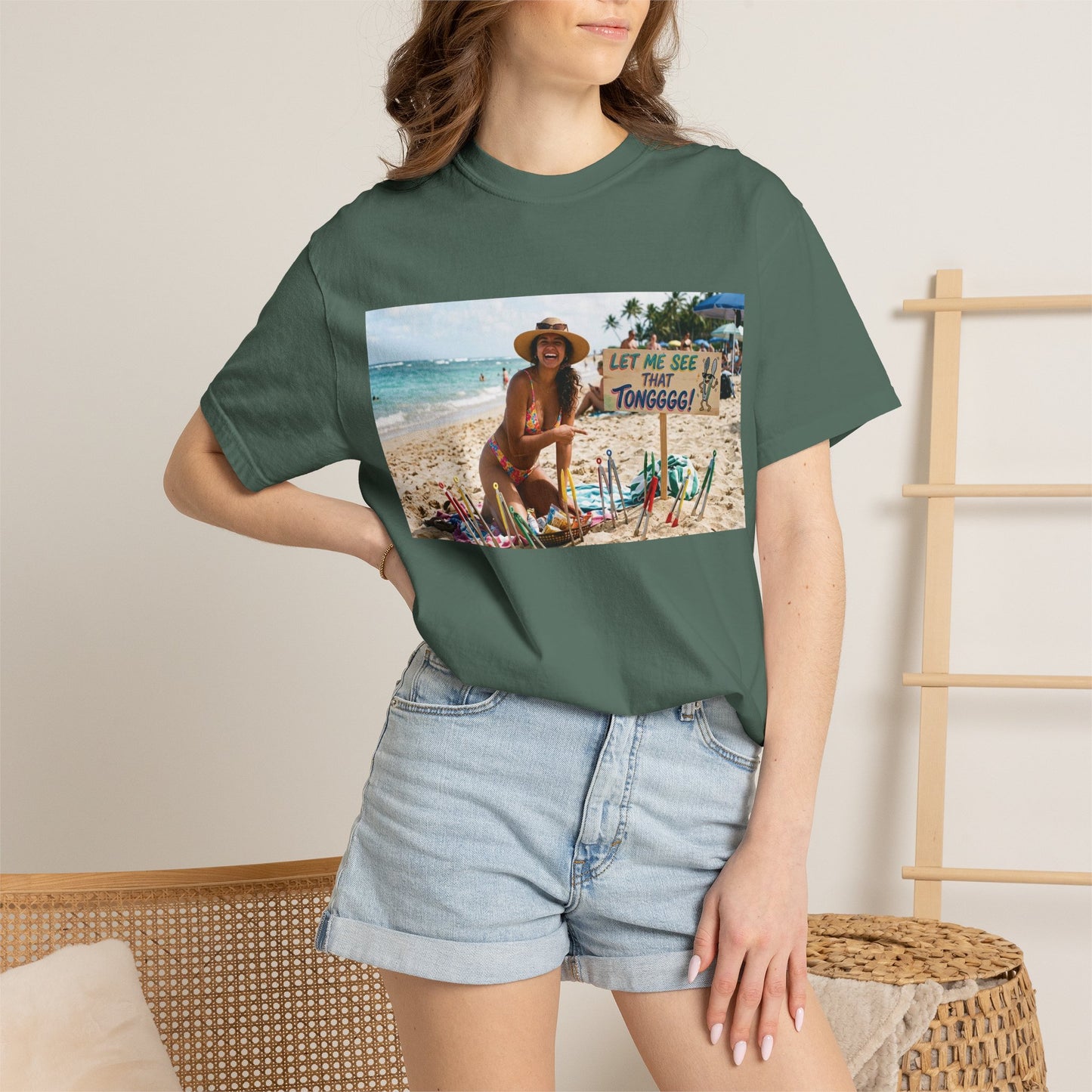 Let me see that tong Unisex Garment-Dyed T-shirt