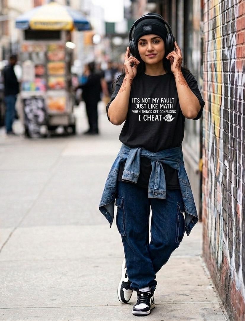 It's Not My Fault Funny Sarcastic Softstyle Tee — Relatable Gift Idea